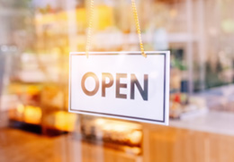 open for business Covid-19 